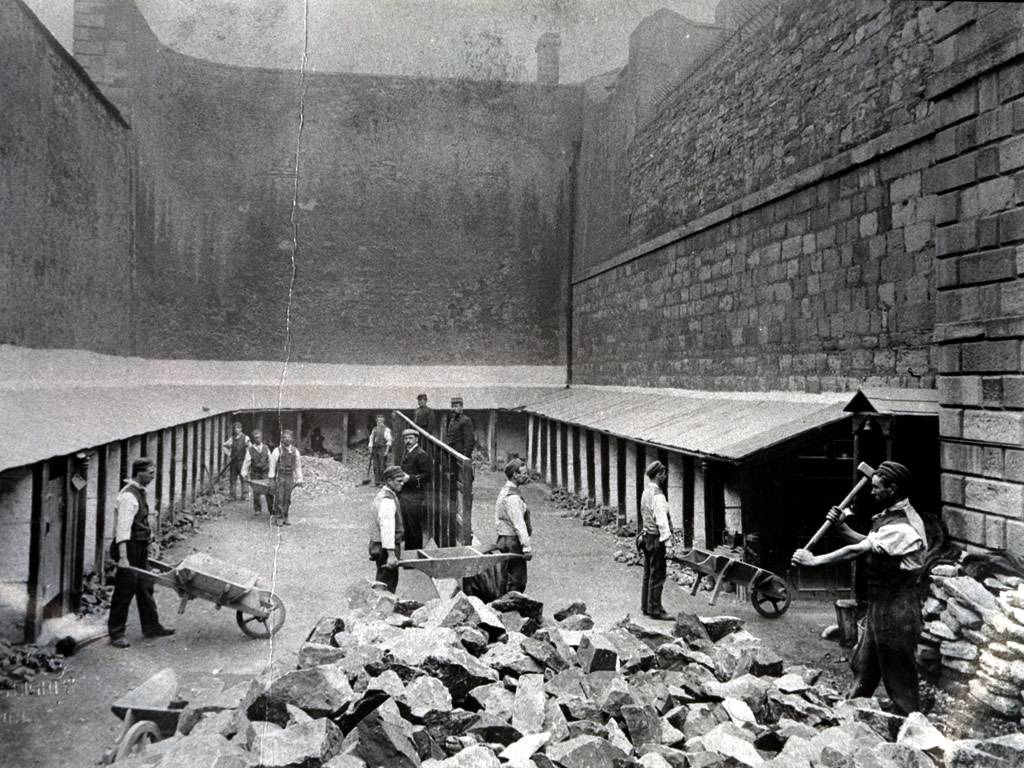 The Stonebreakers' Yard. National Archives of Ireland.